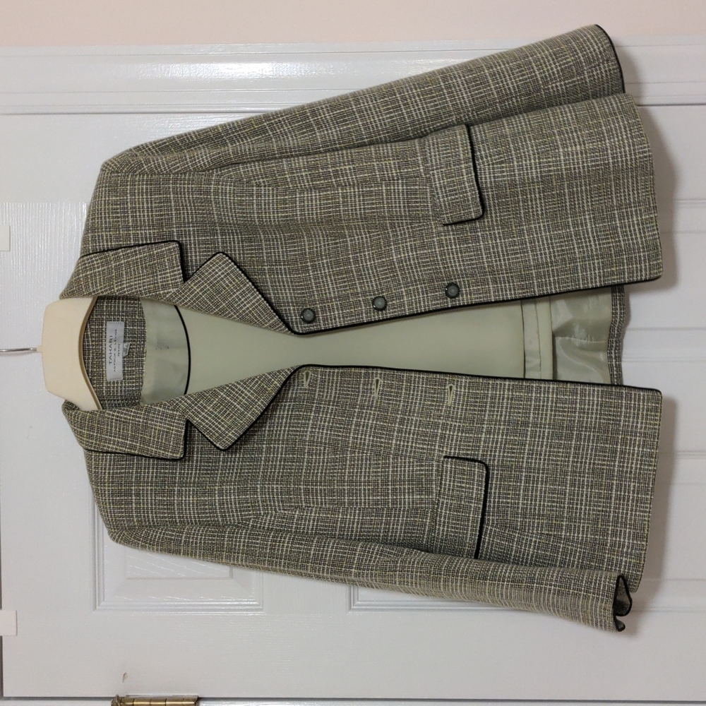 Tahari Women's Tweed Blazer with Tank, Size 12P